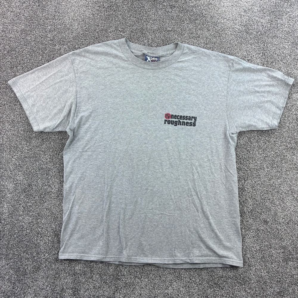 Vintage Miami Dolphins Unnecessary Roughness‎ Shirt Mens XL Gray NFL Football